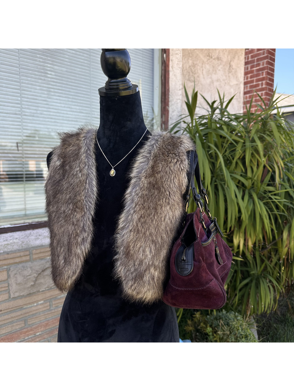 Vintage Fur Vest | Y2k Bratz Vest